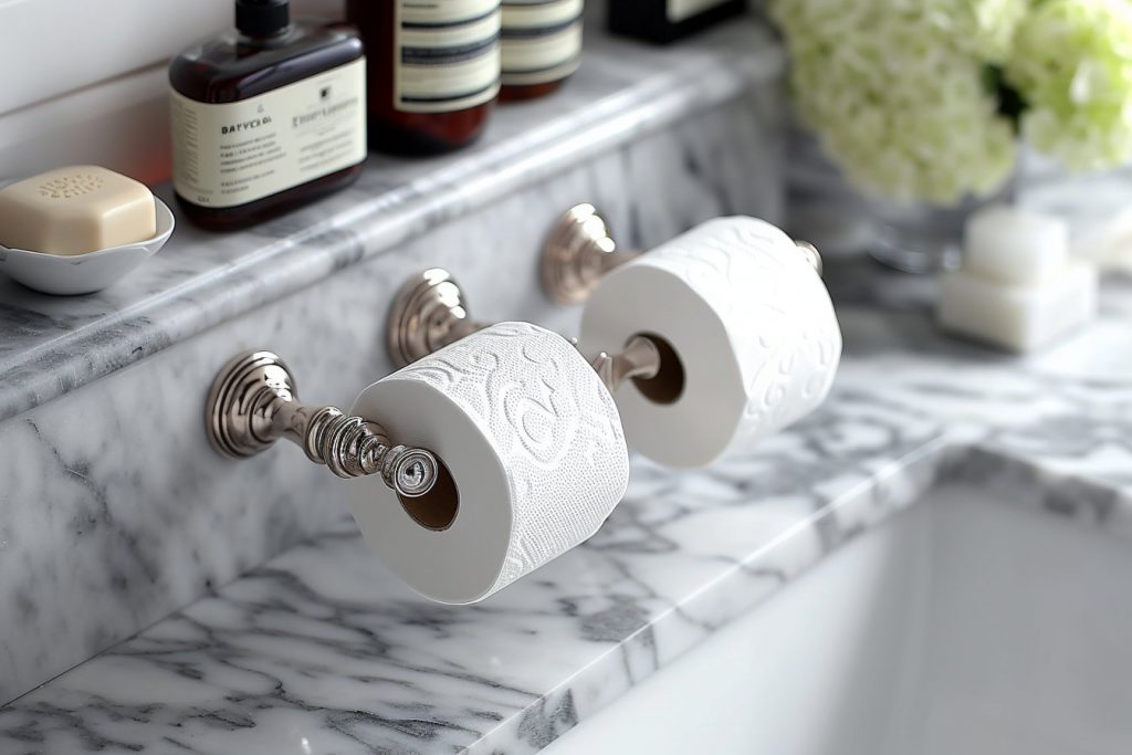 Transformez votre salle de bain avec ces porte-papier toilette originaux et tendance