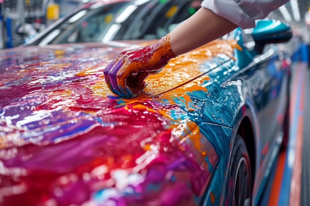 La science derrière le mélange des couleurs en peinture automobile