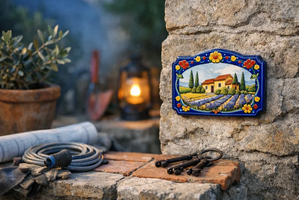 La céramique provençale au service de votre numéro de maison : tradition et style réunis