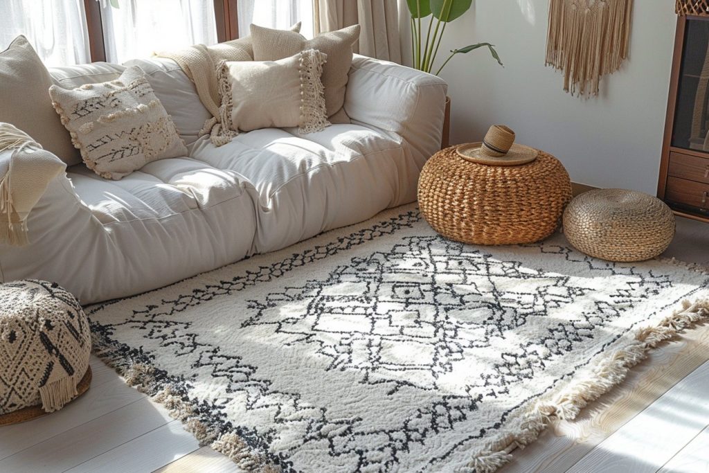 L&rsquo;art du tapis scandinave : comment il redéfinit votre espace de vie