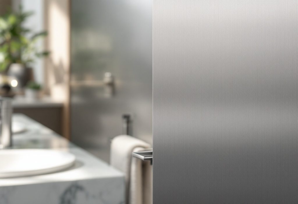 Inox brossé ou poli : lequel pour votre salle de bain ?