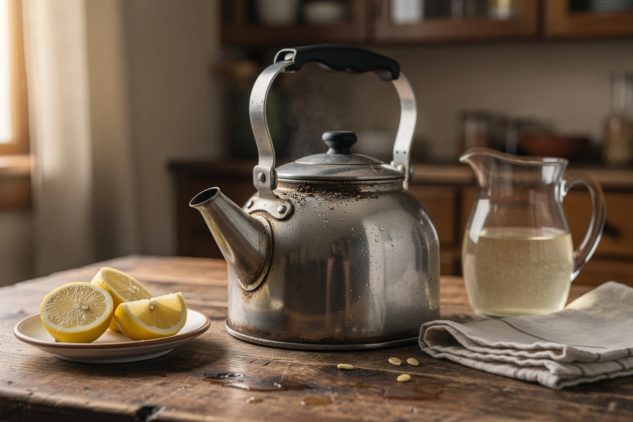Détartrage de bouilloire : les astuces de grand-mère qui fonctionnent vraiment